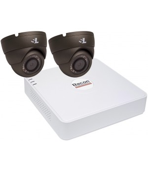 Комплект видеонаблюдения на 2 камеры AHD 2Мп SL Recon