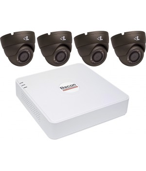 Комплект видеонаблюдения на 4 камеры AHD 2Мп SL Recon
