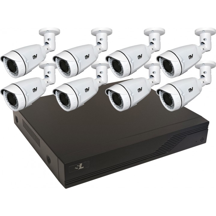 Комплект видеонаблюдения на 8 камер AHD 1Мп LTV